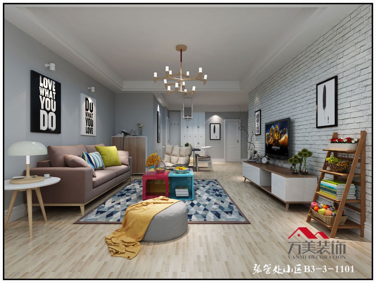 张家界装(zhuāng)修案例张管处小(xiǎo)區(qū)B3-3-1101